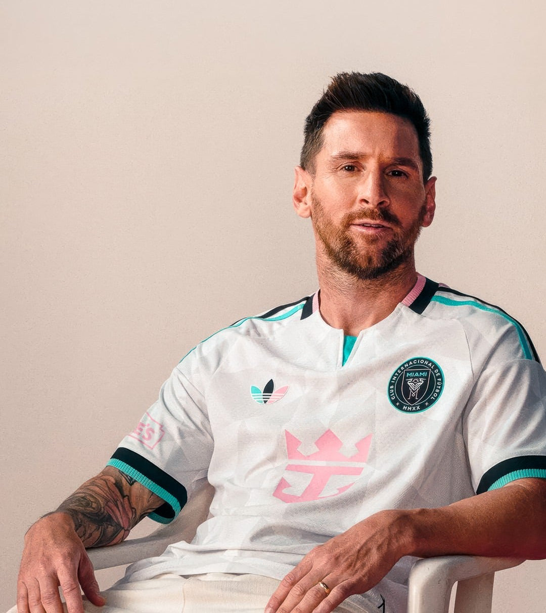 Inter Miami CF Third Kit 2026/27 – White & Pink Football Jersey | Half Sleeves