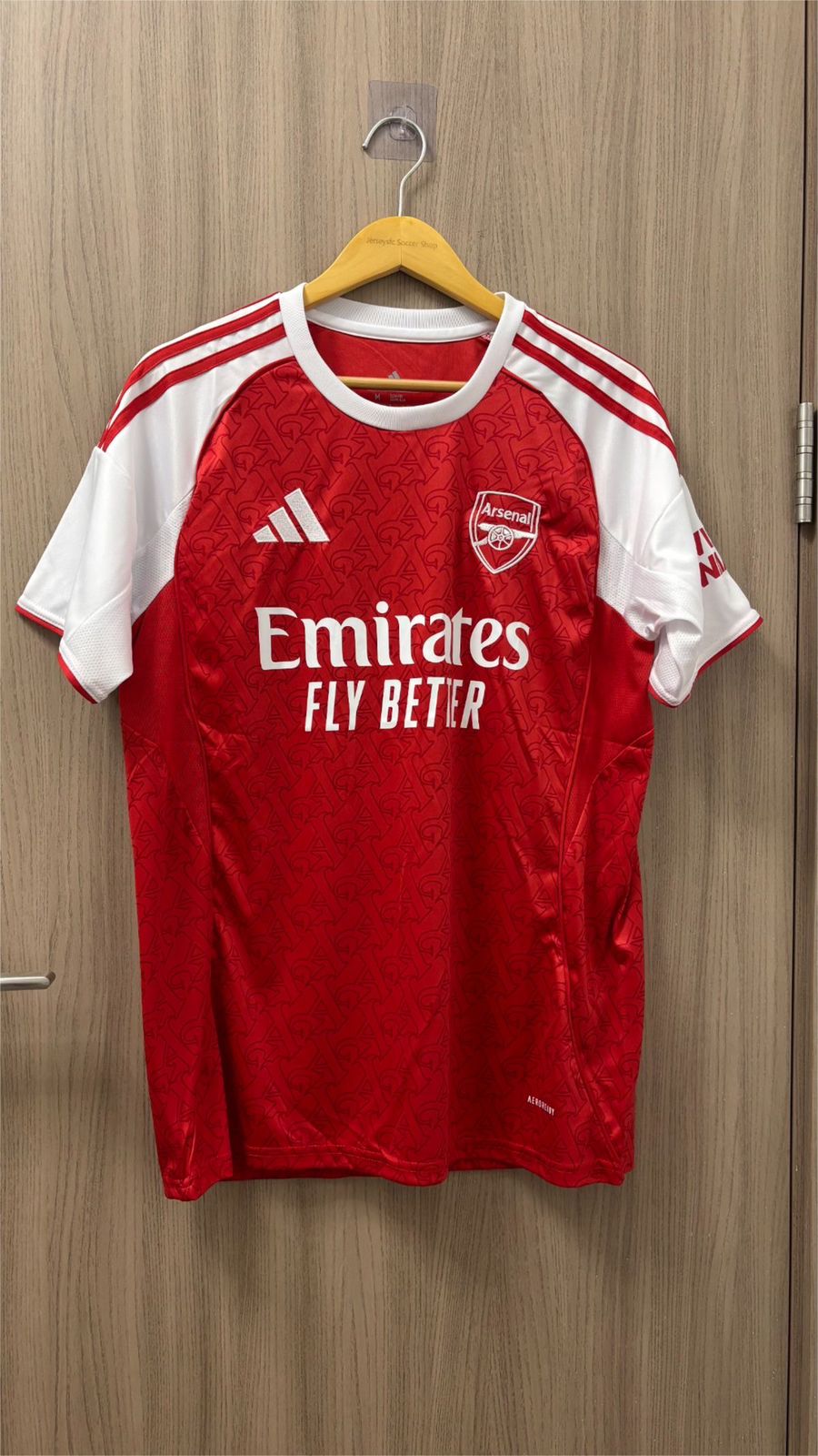 Arsenal 2025/26 Home Jersey – Embroidered Logo | Premium Quality | Customisable